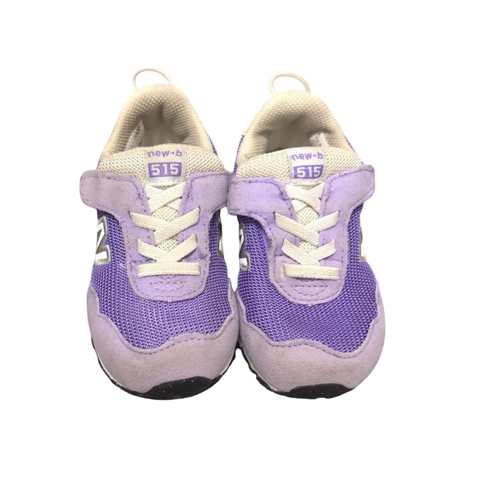 New Balance 515 Purple Suede Mesh‎ Toddler Sneakers IV515PL Size 5 Kids Shoes